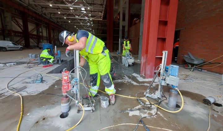 Выборочный демонтаж перекрытия Выборочный демонтаж перекрытия