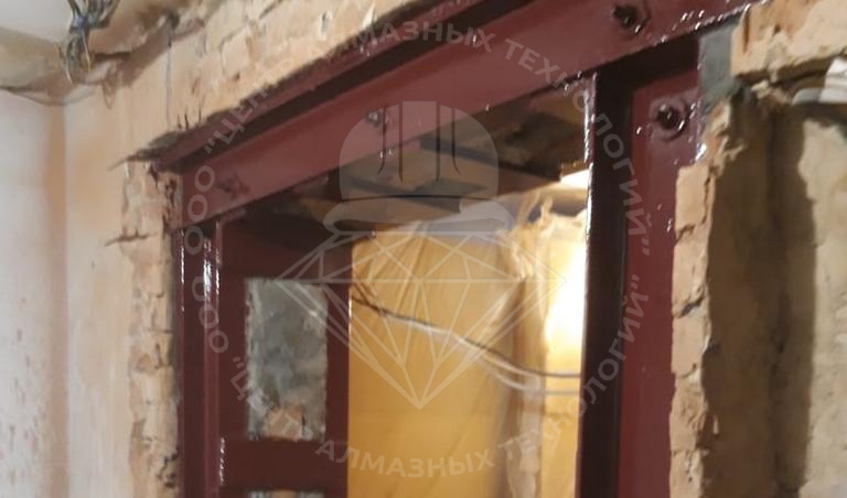 Комбинированное усиление проёма Комбинированное усиление проёма